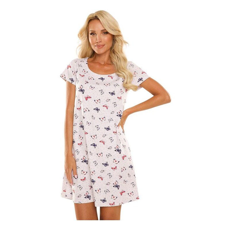 De Lafense Dámska košieľka Mariposa béžová s motýlikmi 47967141