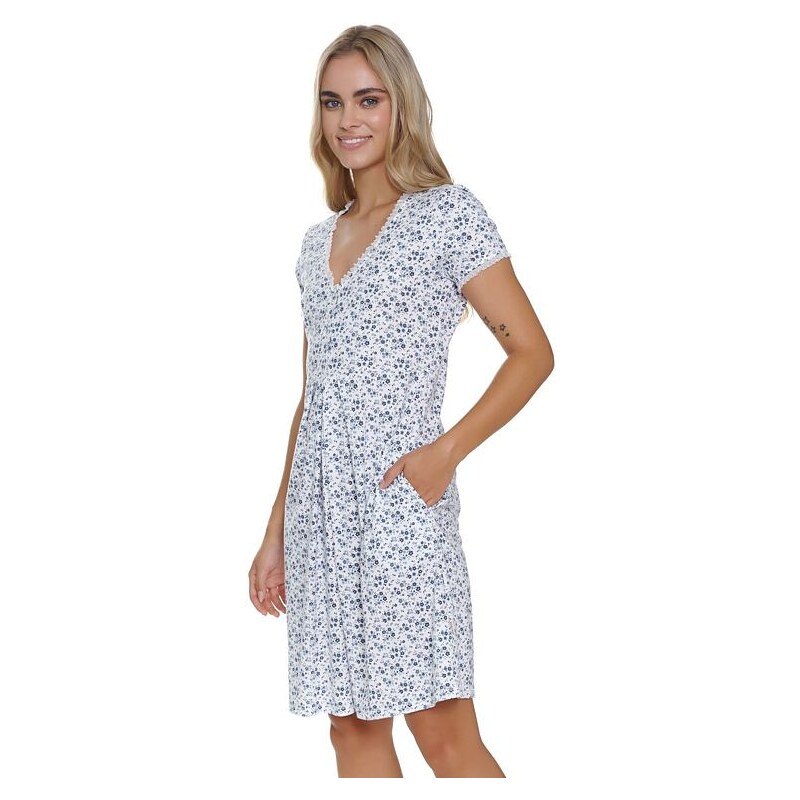 DN Nightwear Materská nočná košieľka Leia s kvietkami 49275119