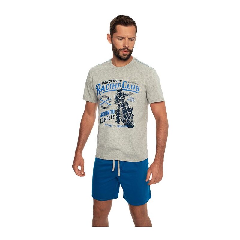 Henderson Pánske pyžamo Craft sivomodré 57956860