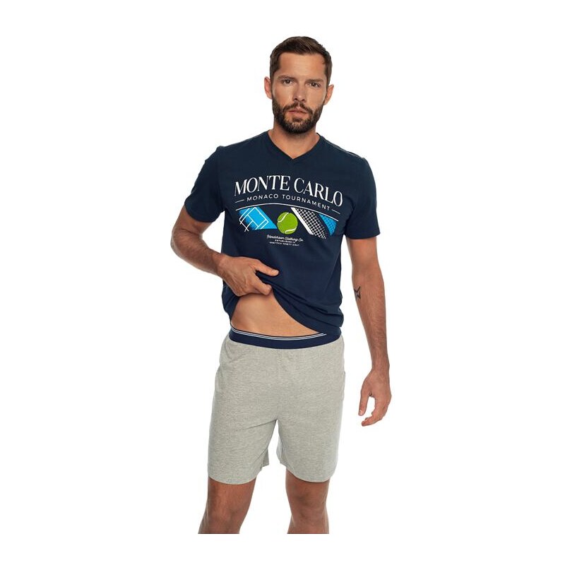 Henderson Pánske pyžamo Court modré 57956861