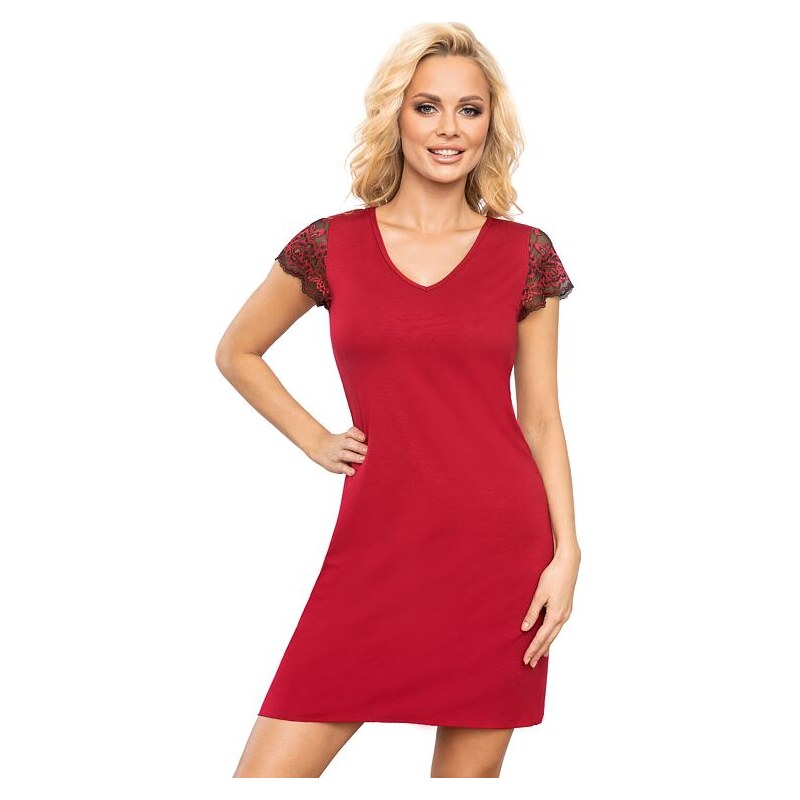 Nočná košieľka Tissi 203 vínová 49092321