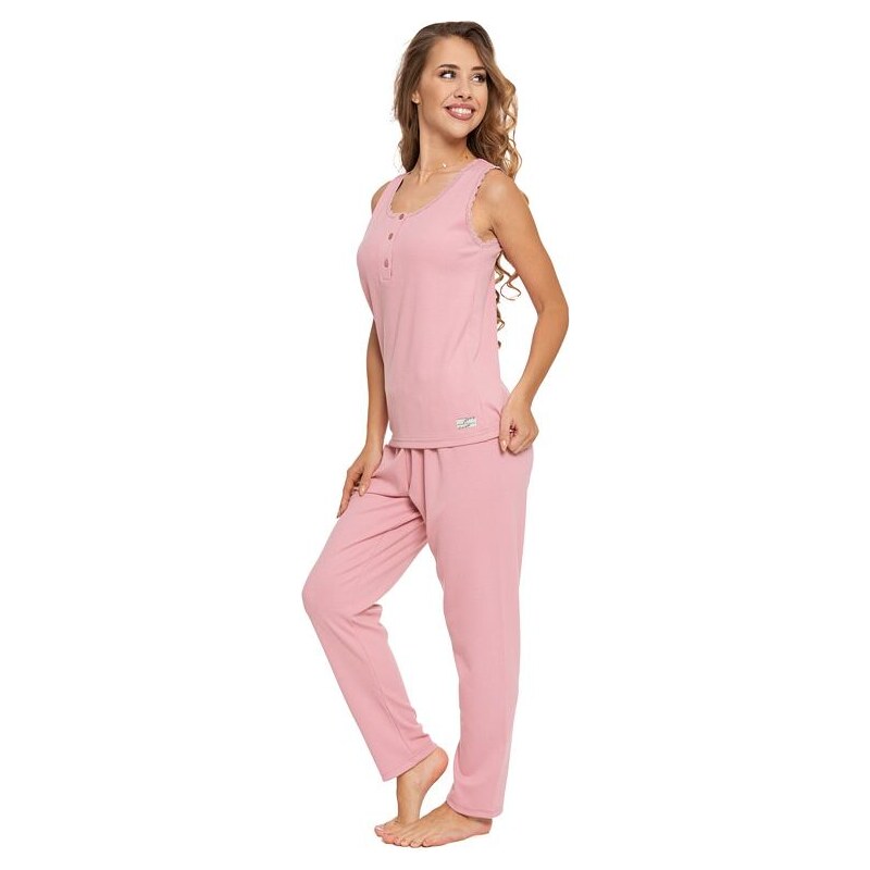 Moraj Dámske pyžamo Dorina ružové 49443644