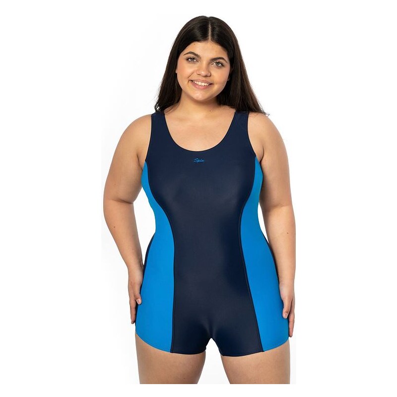 Spin Plavky s nohavicami Malcesine jednodielne modré 49891921