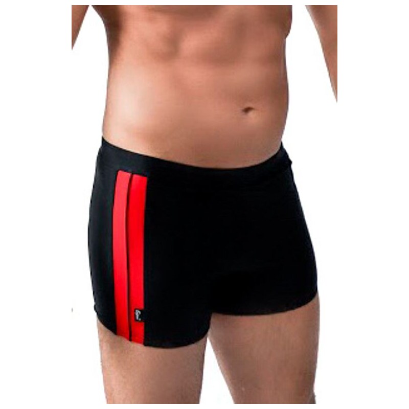 Spin Pánske plavky Jamajka 2 čierno-červené 49938120