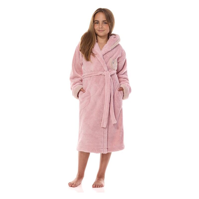 L&L Župan detský Relax ružový s leňochodom 54198958