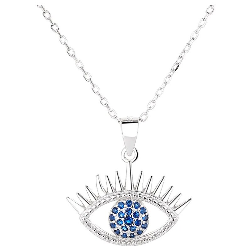 MAJYA Strieborný prívesok s retiazkou BLUE EYE 11780 64582754
