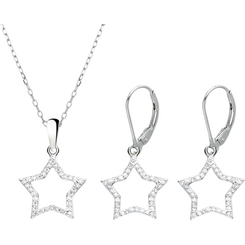 MAJYA Strieborný set šperkov STARS 11783 64582438