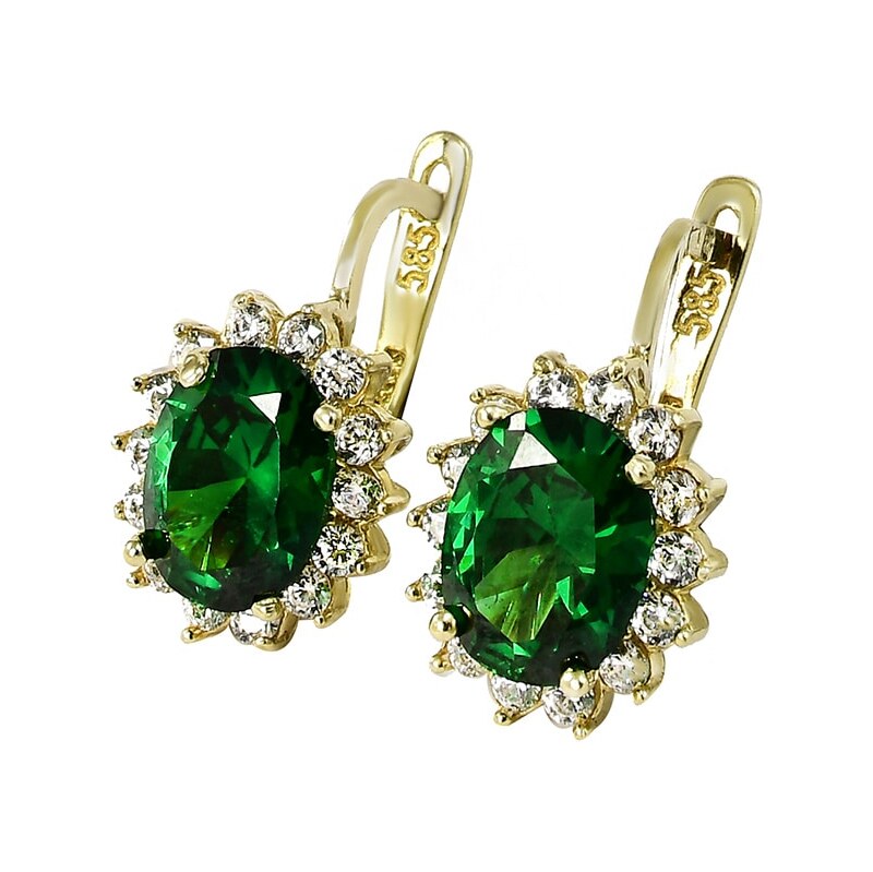 Zlaté náušnice Glare 300 63087023