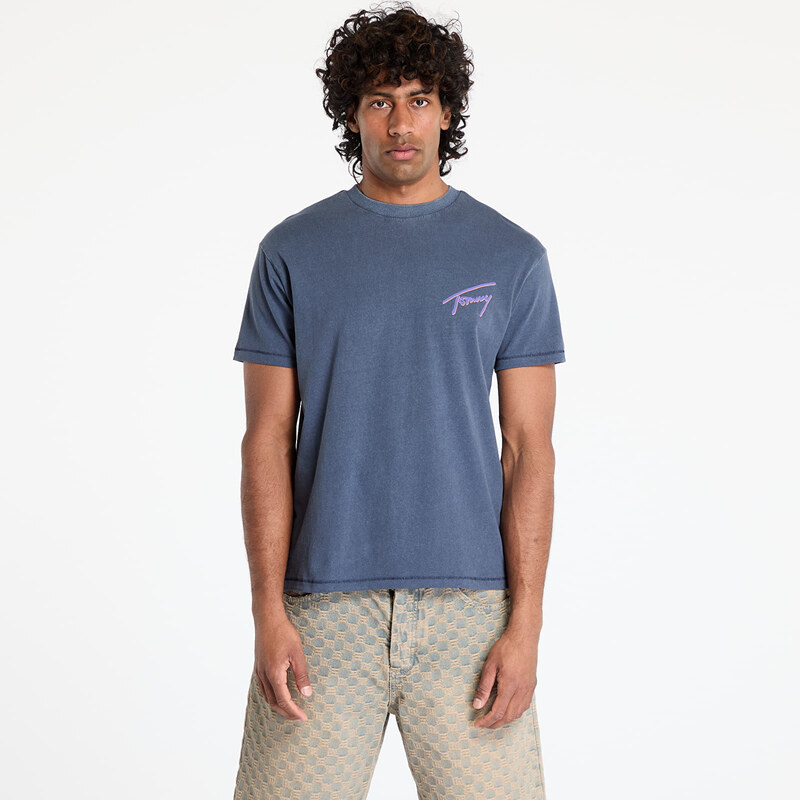 Tommy Hilfiger Tričko Tommy Jeans Relaxed Faded Graphic Tee Blue M 63087961