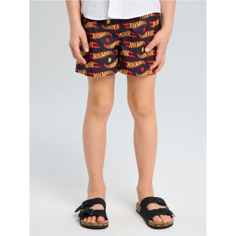 Sinsay - Plavkové šortky Hot Wheels - čierna 65753872