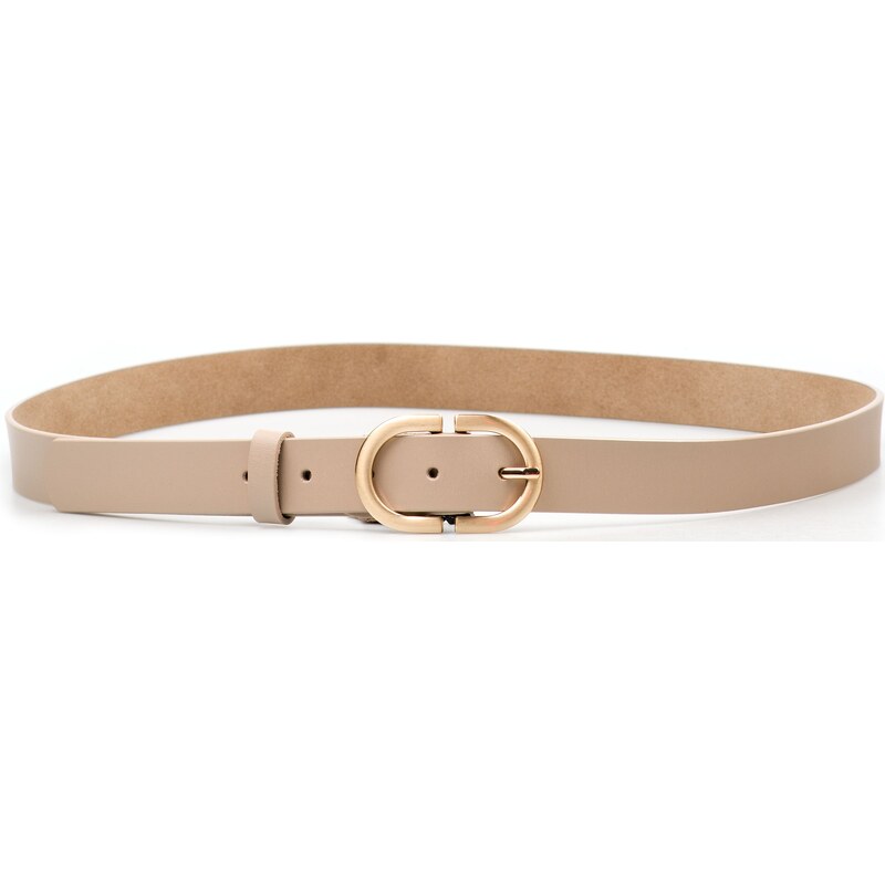 Blaire Dámsky kožený opasok taupe 64988302