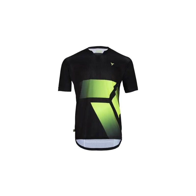 Silvini Gallo pánsky voľný dres krátky rukáv Black/Green vel. S 63089294