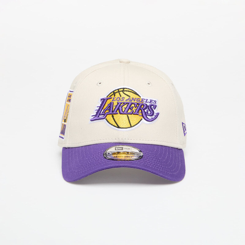 Čiapka New Era Los Angeles Lakers 9FORTY Contrast Patch Adjustable Cap 63090641