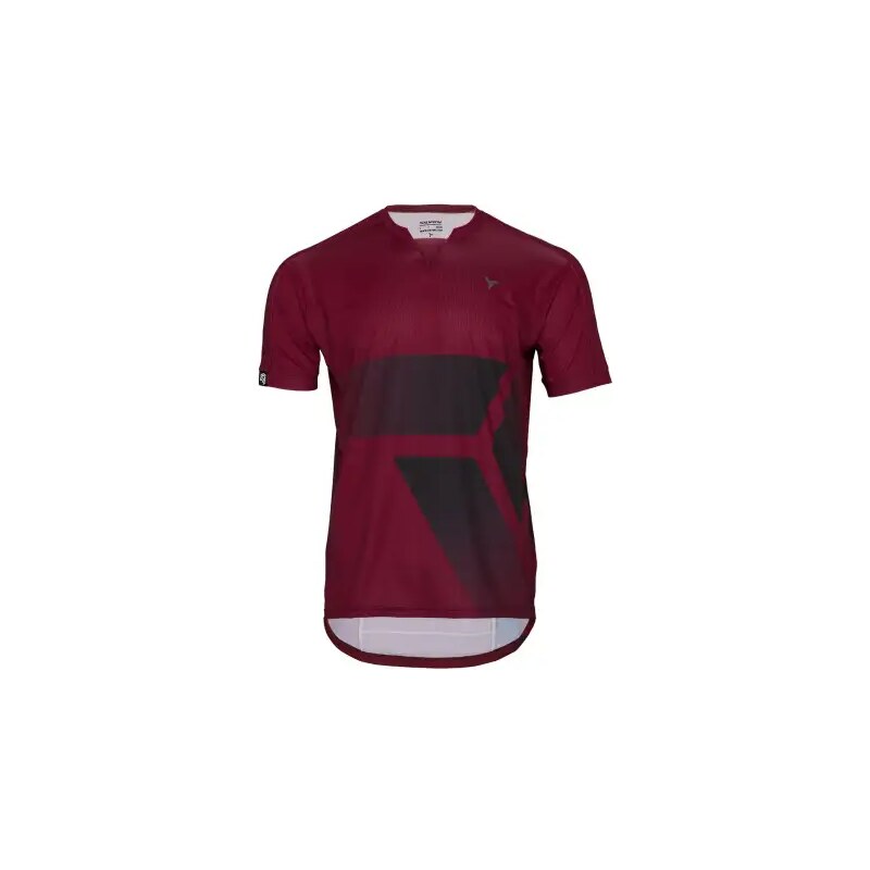 Silvini Gallo pánsky voľný dres krátky rukáv Merlot/Black vel. S 63090750