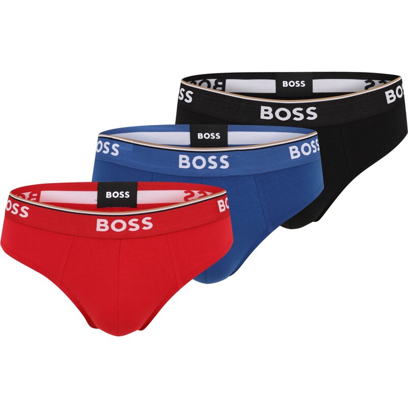 BOSS Nohavičky tmavomodrá / čerešňová / čierna / biela 63095152