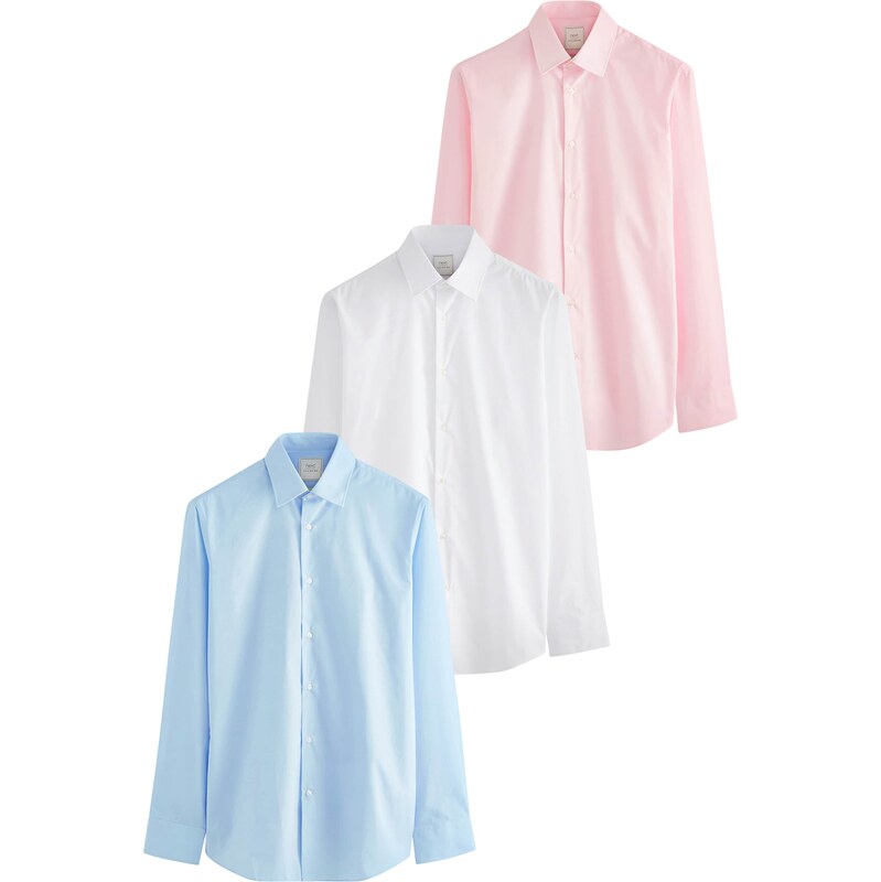 Next Košeľa svetlomodrá / ružová / biela 63095282