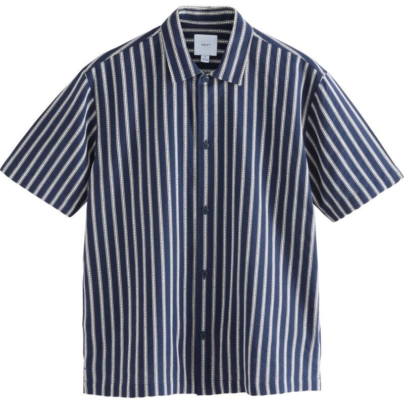 Next Košeľa námornícka modrá / biela 63095462