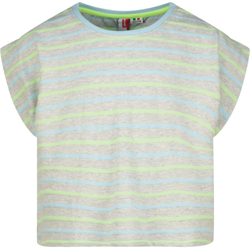 VINGINO Tričko Huliette svetlomodrá / sivá melírovaná / svetlozelená 63095606