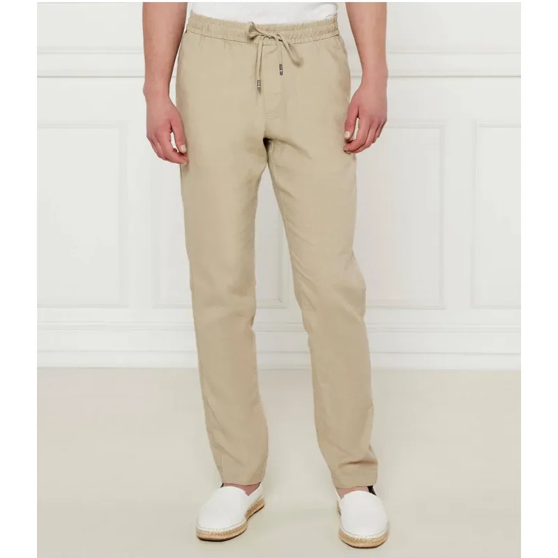 Tommy Hilfiger Ľanové chino nohavice HARLEM | Relaxed fit 63092196