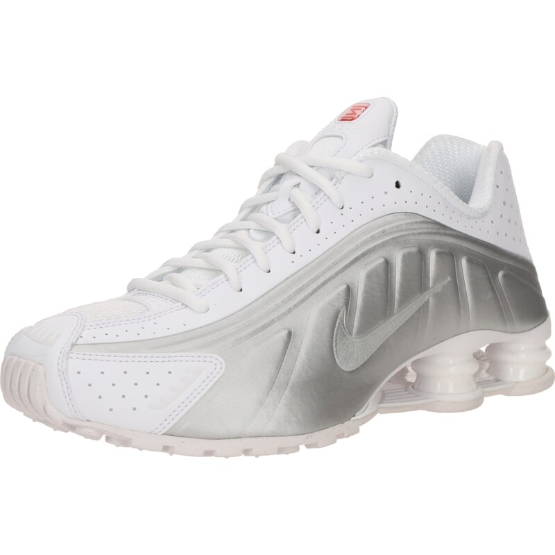 Nike Sportswear Nízke tenisky SHOX R4 strieborná / biela 63095644