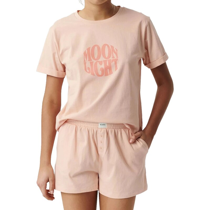 Atlantic Dámske pyžamo 487 peach 63091801