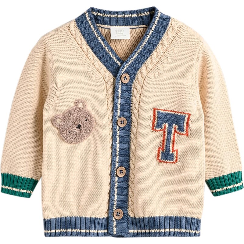 Next Kardigán krémová / modrá / hnedá / zelená / červená 63149292