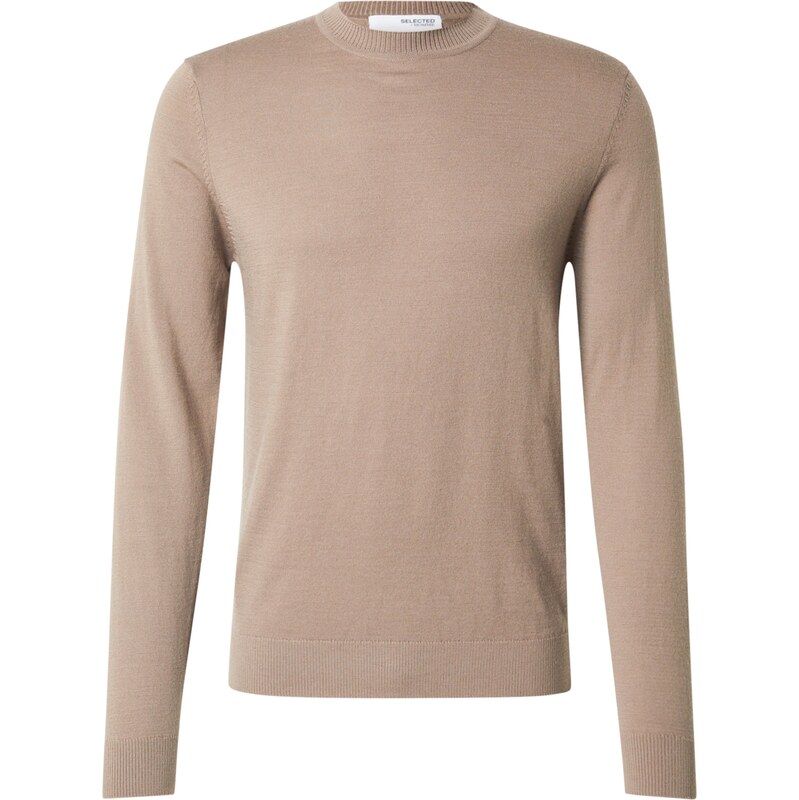 SELECTED Sveter SLHTOWN farba ťavej srsti 63115906