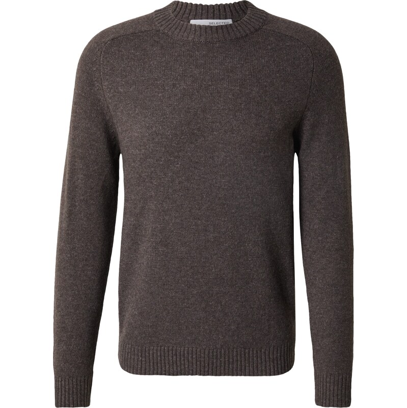 SELECTED Sveter SLHNICO tmavosivá 63115916