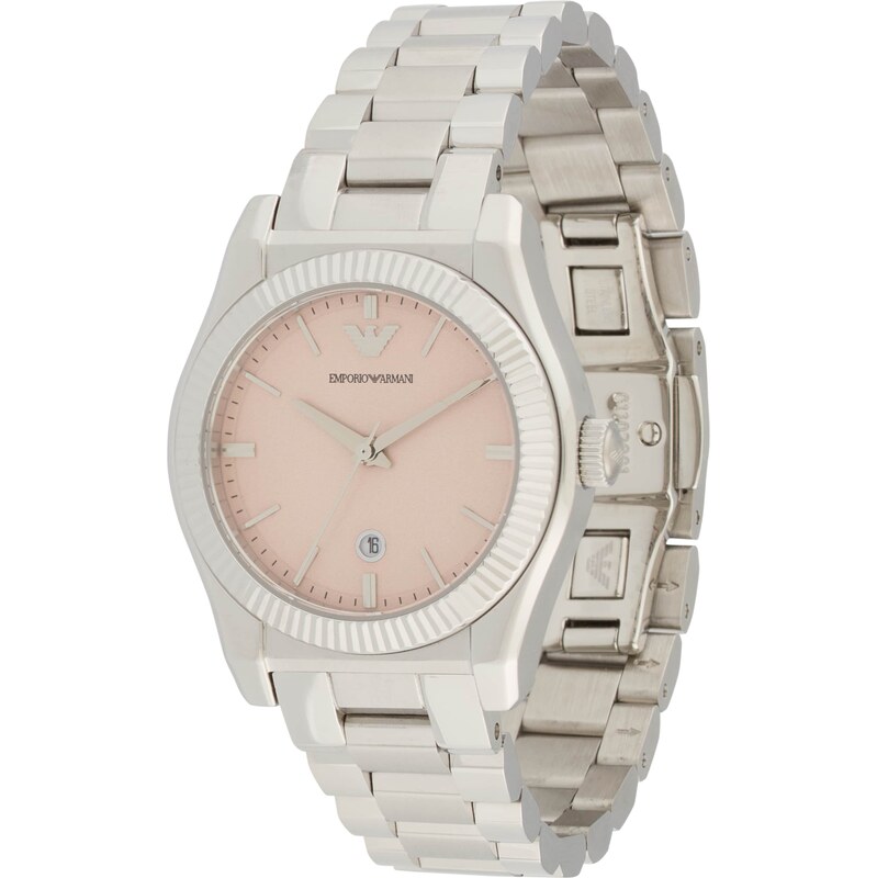 Emporio Armani Analógové hodinky púdrová / strieborná 63169491