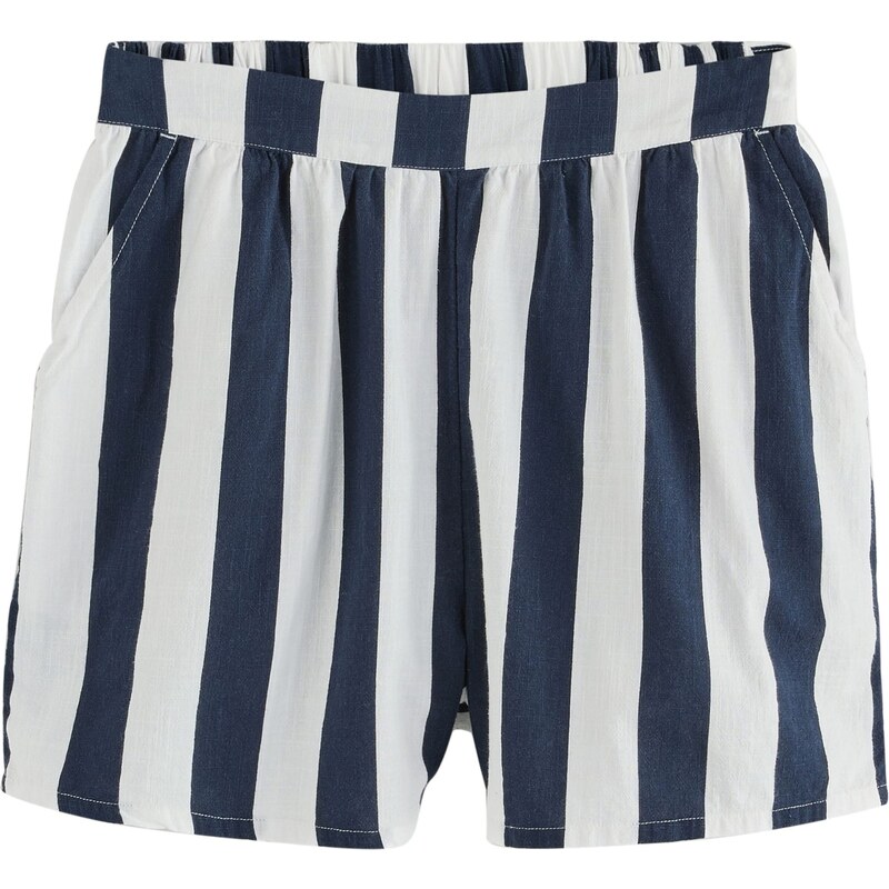 Next Nohavice námornícka modrá / biela 63163829