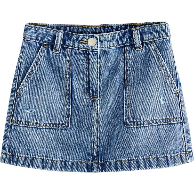 Next Sukňa modrá denim 63163824