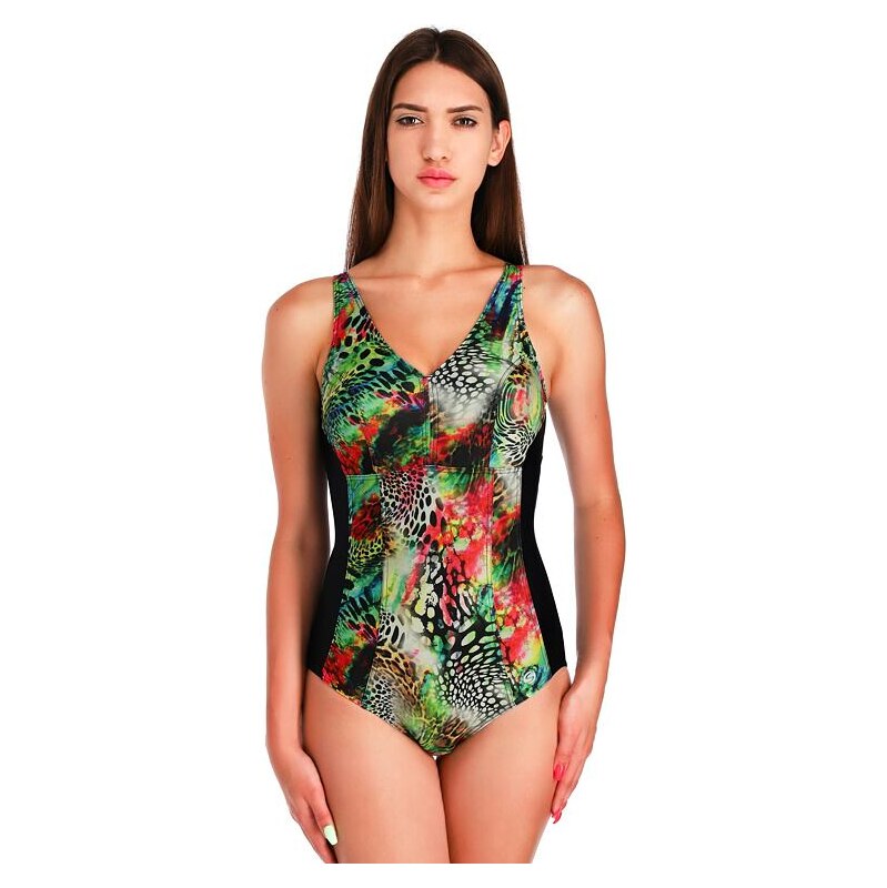 Spin Dámske jednodielne plavky Pantera farebné 63208873