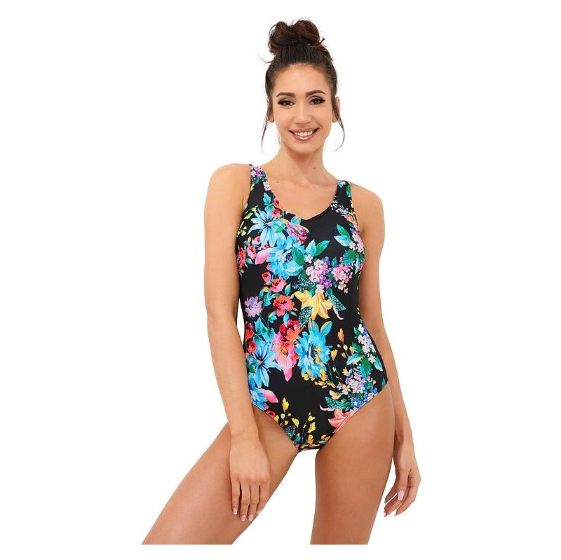 Spin Dámske jednodielne plavky Romena kvetinové 63208876