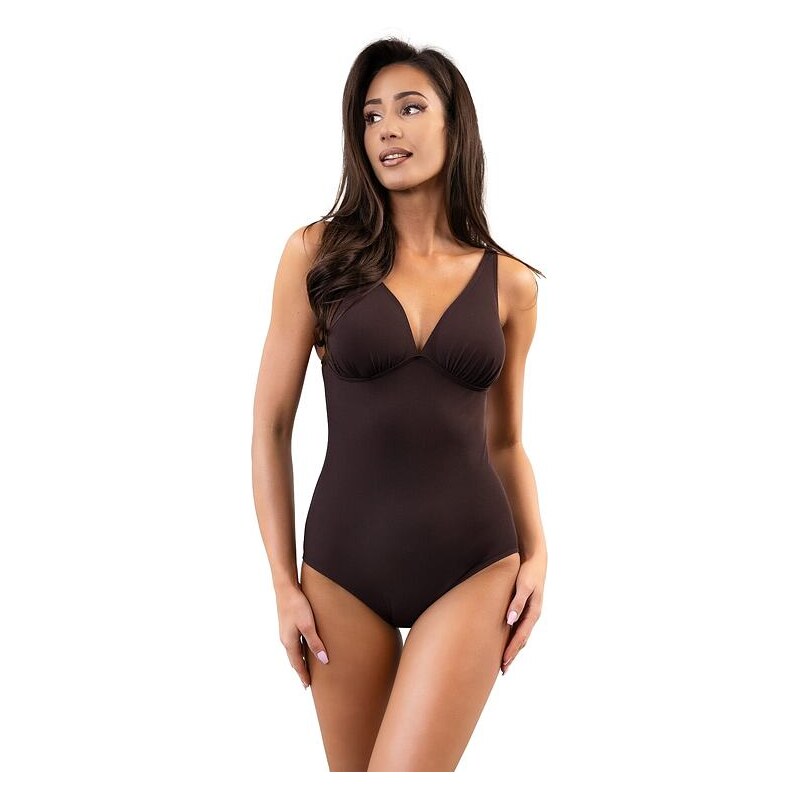 Spin Dámske jednodielne plavky Neapol hnedé 64280592