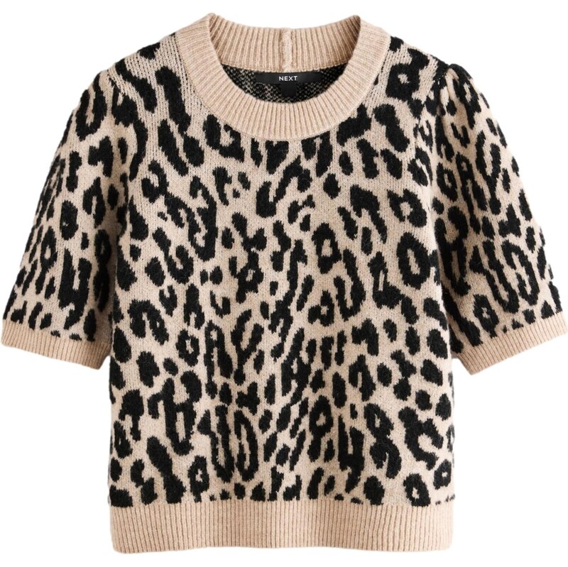 Next Sveter svetlohnedá / čierna 63162504