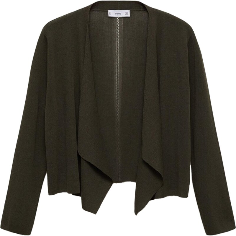 MANGO Kardigán CASCADA tmavozelená 63161865