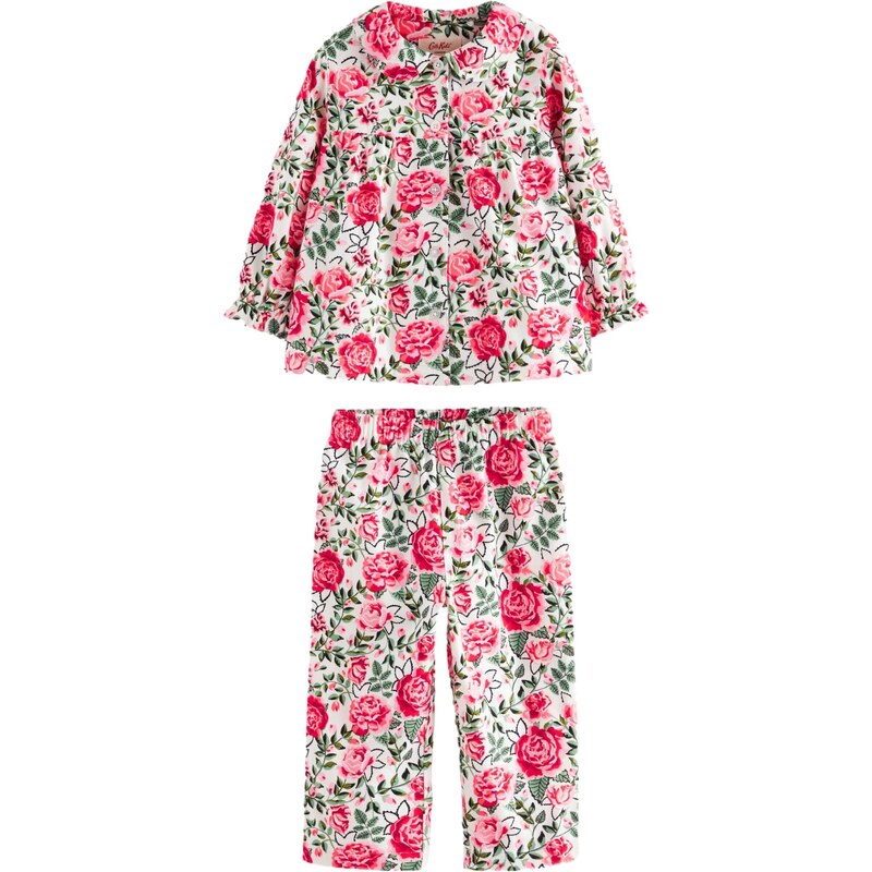 Next Set krémová / tmavozelená / malinová / staroružová 63164148