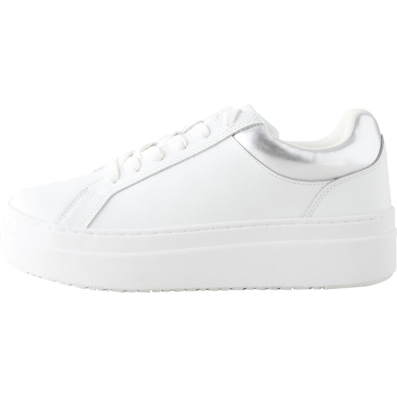 Next Nízke tenisky strieborná / biela 63125752