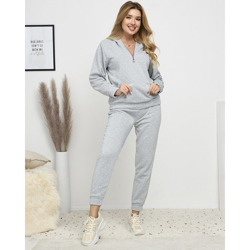 Resti Gray womens insulated tracksuit set - Clothing 65208050