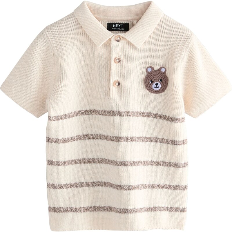 Next Tričko krémová / hnedá 63107984