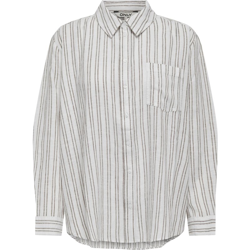 ONLY Blúzka ONLTokyo kamenná / biela 63107156