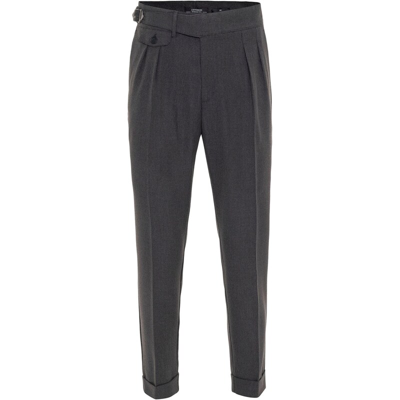 Antioch Plisované nohavice antracitová 63145878