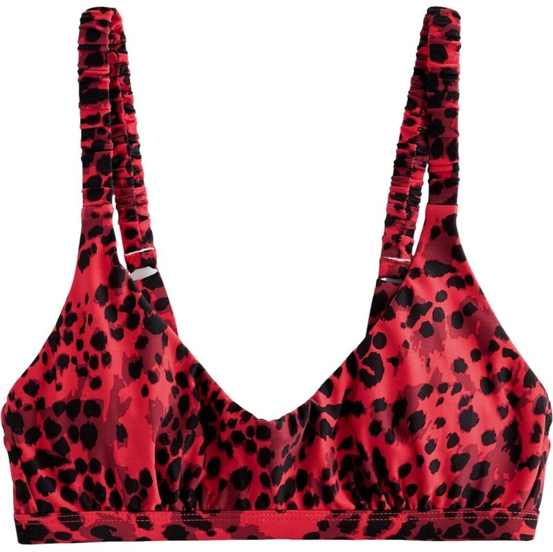 Next Bikinový top vínovo červená / purpurová / čierna 63107874