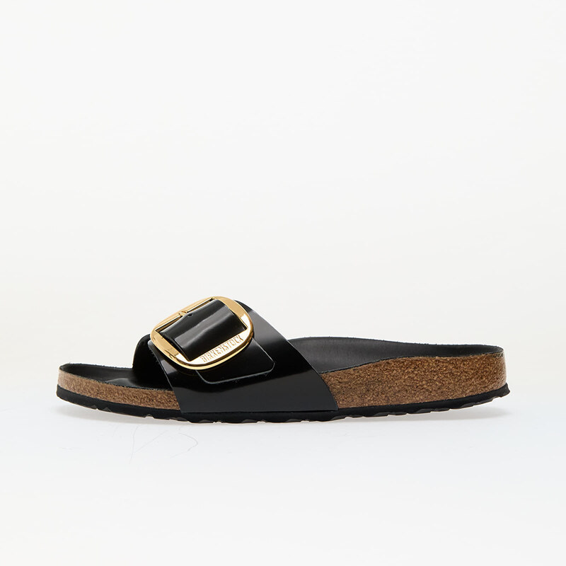 Birkenstock Madrid Big Buckle Natural Leather Patent Nappa Glamour 63106478