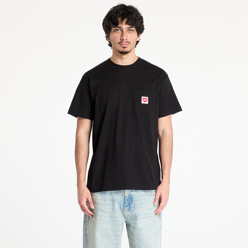 Tričko Carhartt WIP S/S Pocket Heart T-Shirt UNISEX Black/ Red XS 63106523