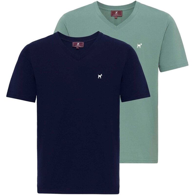 Williot Tričko tmavomodrá / zelená 65645781