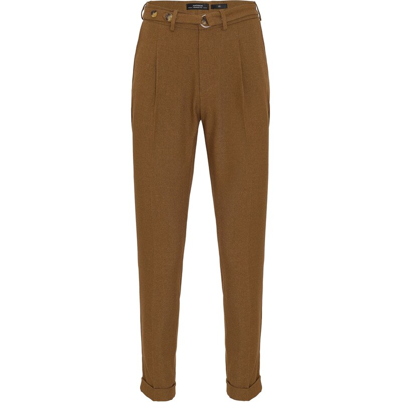 Antioch Plisované nohavice tmavobéžová 63161658