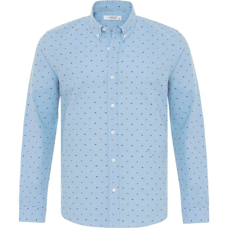 Dandalo Košeľa svetlomodrá / tmavomodrá / karamelová 63161667