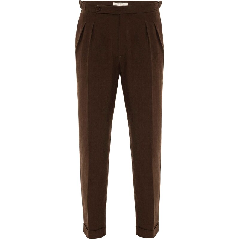 Antioch Plisované nohavice hnedá 63161670