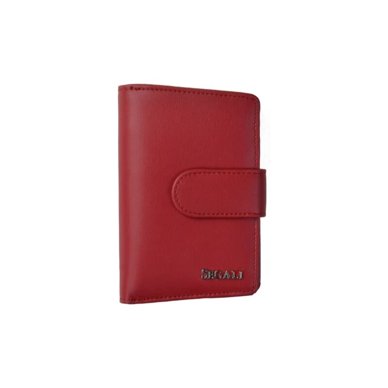 SEGALI Dámska kožená peňaženka SG 250313 červená 35335781